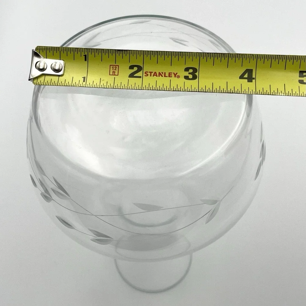 Princess House Heritage Etched Glass Carafe 8.5